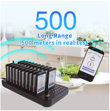 Smart IP Wireless Restaurant Pager System (1+20)